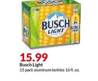 Hy-Vee Busch Light offer