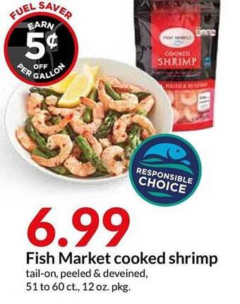 Hy-Vee Fish Market Cooked Shrimp offer