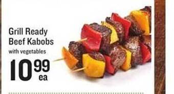 Lowes Foods Grill Ready Beef Kabobs offer