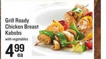 Lowes Foods Grill Ready Chicken Breast Kabobs offer