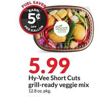 Hy-Vee Hy-Vee Short Cuts Grill-Ready Veggie Mix offer