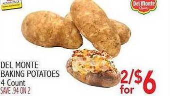 Ingles Markets Del Monte Baking Potatoes offer