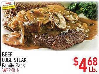 Ingles Markets Beef Cube Steak offer