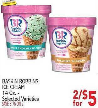 Ingles Markets Baskin Robbins Ice Cream offer
