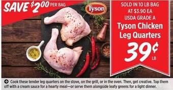 Rouses Tyson Chicken Leg Quarters offer
