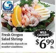 Rosauers Fresh Oregon Salad Shrimp offer