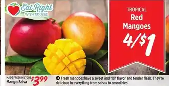 Rouses Red Mangoes offer