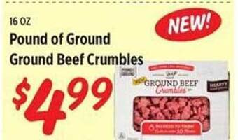 Rouses Pound Of Ground Ground Beef Crumbles offer