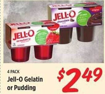 Rouses Jell-o Gelatin Or Pudding offer