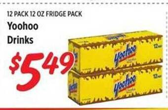 Rouses Yoohoo Drinks offer