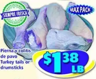 Savers Cost Plus Turkey Tails or Drumsticks offer