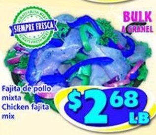 Savers Cost Plus Chicken Fajita Mix offer