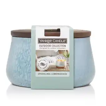 Walmart Yankee Candle Outdoor Candle Collection - Sparkling Lemongrass Large Candle offer