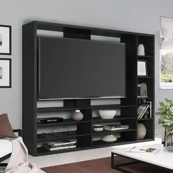 Walmart Mainstays Entertainment Center for TVs up to 55", Black offer