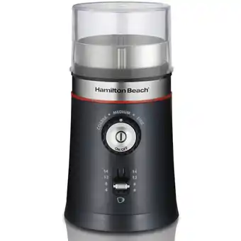 Walmart Hamilton Beach 14 Cup Stainless Steel Coffee Grinder, Custom Grind, Black, 80393 offer