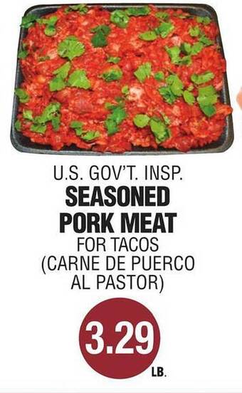 Carnicerias Jimenez Seasoned Pork Meat offer