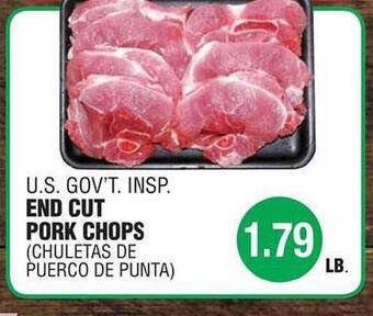 Carnicerias Jimenez End Cut Pork Chops offer