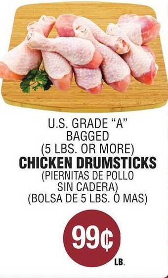 Carnicerias Jimenez Chicken Drumsticks offer