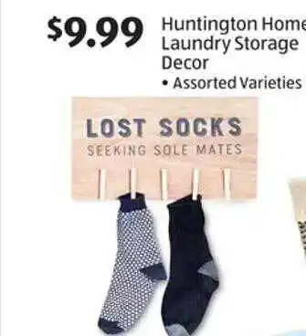 Aldi Huntington Home Laundry Storage Decor offer