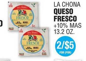 Carnicerias Jimenez La Chona Queso Fresco offer