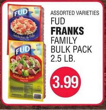 Carnicerias Jimenez Fud Franks Family Bulk Pack offer