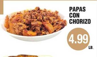 Papas Con Chorizo