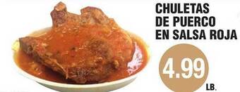Carnicerias Jimenez Chuletas De Puerco En Salsa Roja offer