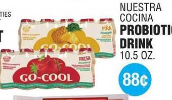 Carnicerias Jimenez Nuestra Cocina Probiotic Drink offer