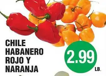 Carnicerias Jimenez Chile Habanero Rojo Y Naranja offer