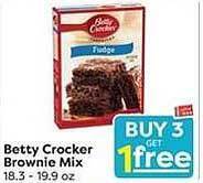 Weis Markets Betty Crocker Brownie Mix offer