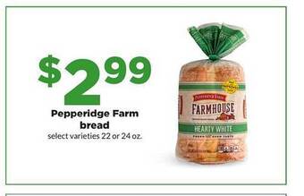 Hy-Vee Pepperidge Farm Bread offer
