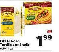 Weis Markets Old El Paso Tortillas Or Shells offer