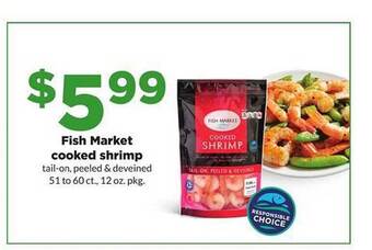 Hy-Vee Fish Market Cooked Shrimp offer