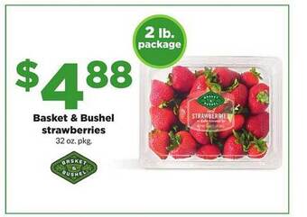 Hy-Vee Basket & Bushel Strawberries offer