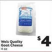 Weis Markets Weis Quality Goat Cheese offer