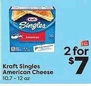 Weis Markets Kraft Singles American Cheese offer