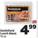 Weis Markets Smithfield Lunch Meat offer