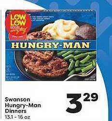 Weis Markets Swanson Hungry-Man Dinners offer