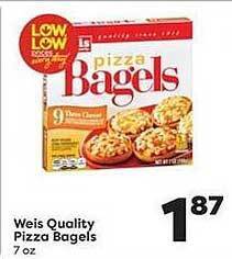 Weis Markets Weis Quality Pizza Bagels offer