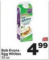 Weis Markets Bob Evans Egg Whites offer