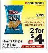 Weis Markets Herr's Chips offer