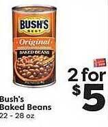 Weis Markets Bush's Baked Beans offer