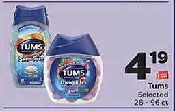 Weis Markets Tums offer