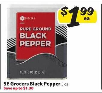 Winn Dixie Se Grocers Black Pepper offer