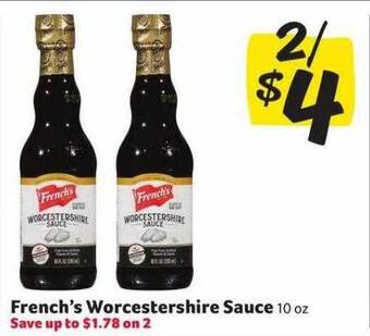 Winn Dixie French's Worcestershire Sauce offer
