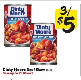 Winn Dixie Dinty Moore Beef Stew offer