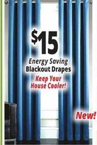 Ocean State Job Lot Blackout Drapes offer