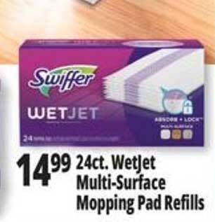 Ocean State Job Lot 24ct Wetjet Multisurface Mopping Pad Refills offer