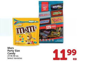 Safeway Mars Party Size Candy offer