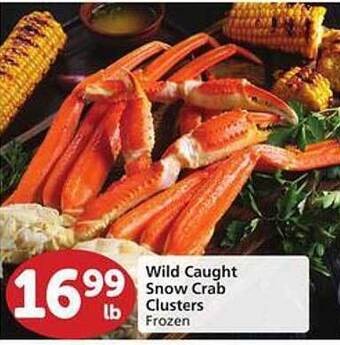 Safeway Wild Caught Snow Crab Clusters offer